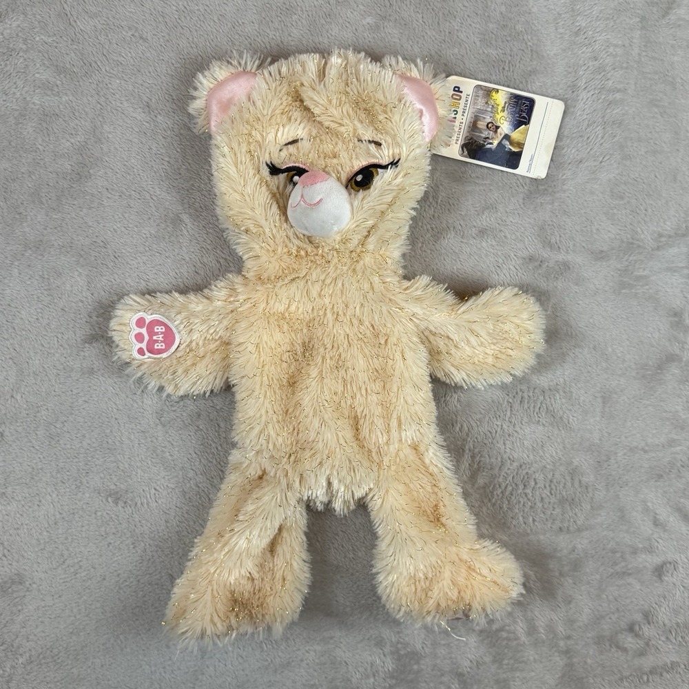 NEW Build a Bear Retired Beauty & the Beast Belle Bear Plush Unstuffed 2016 Tags